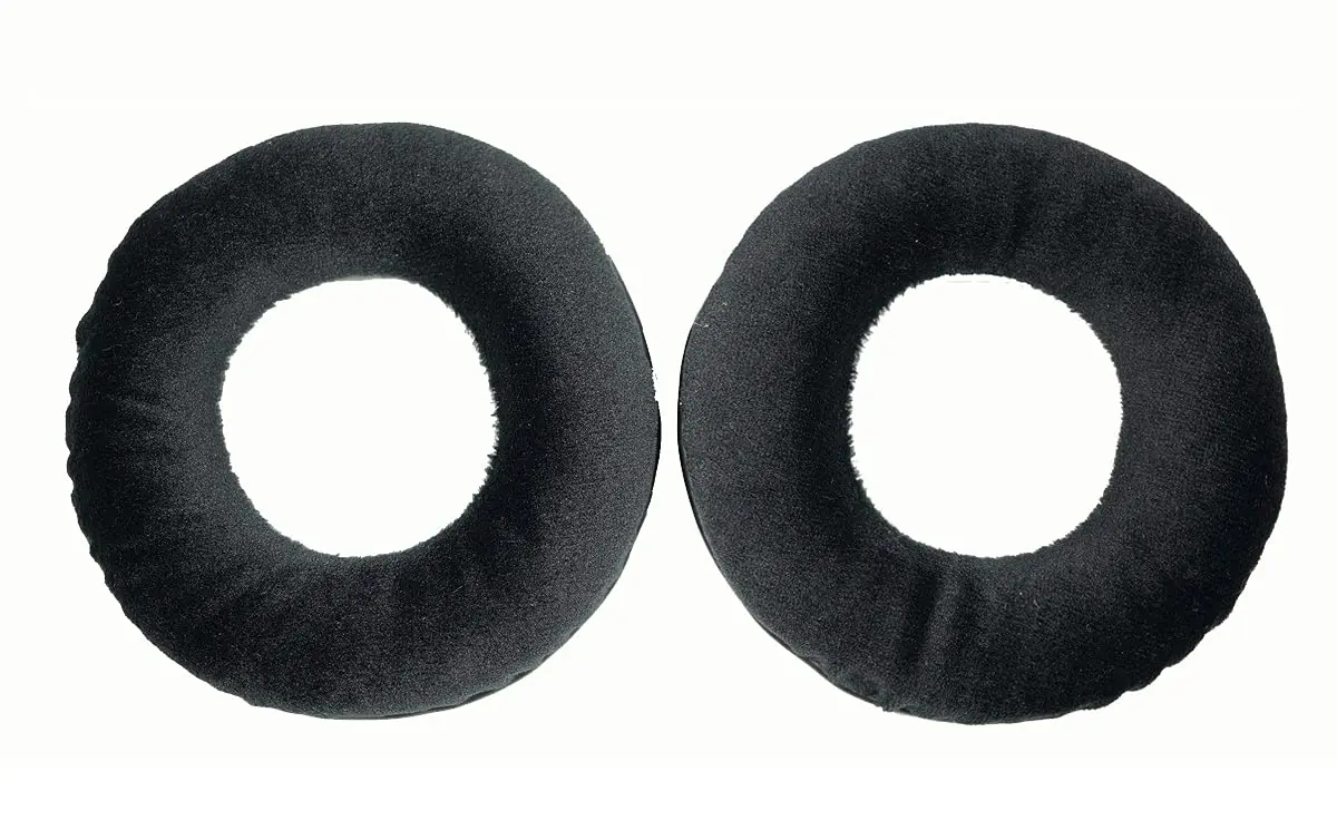 V-MOTA-Almofadas Over-Ear Gaming, Flanela Preta, Compatível com Corsair Vengeance 1300, 1400, 1500, 1500V, 2000, 2100, 1 Par