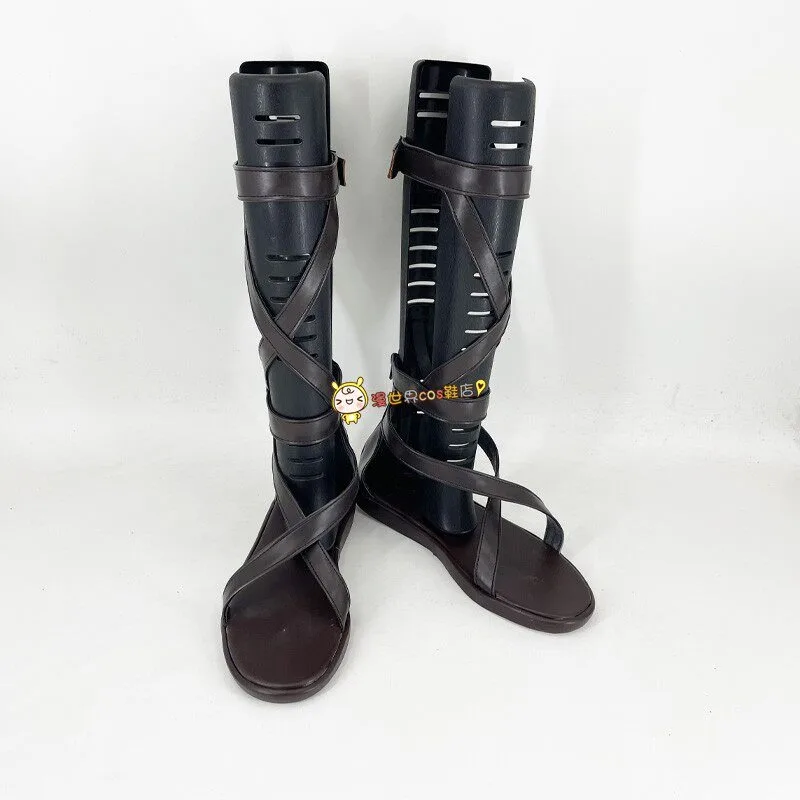 Flamme Anime Frieren Beyond Journey's End Cosplay Shoes Boots Halloween Costume Accessory Prop