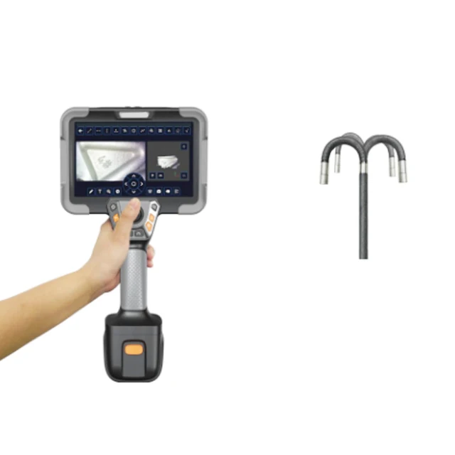 7-Inch Touch Screen JX Electrically Controlled 3D Measurement Endoscope 1.0mm-8.0mm Pipeline for Machine Inspect