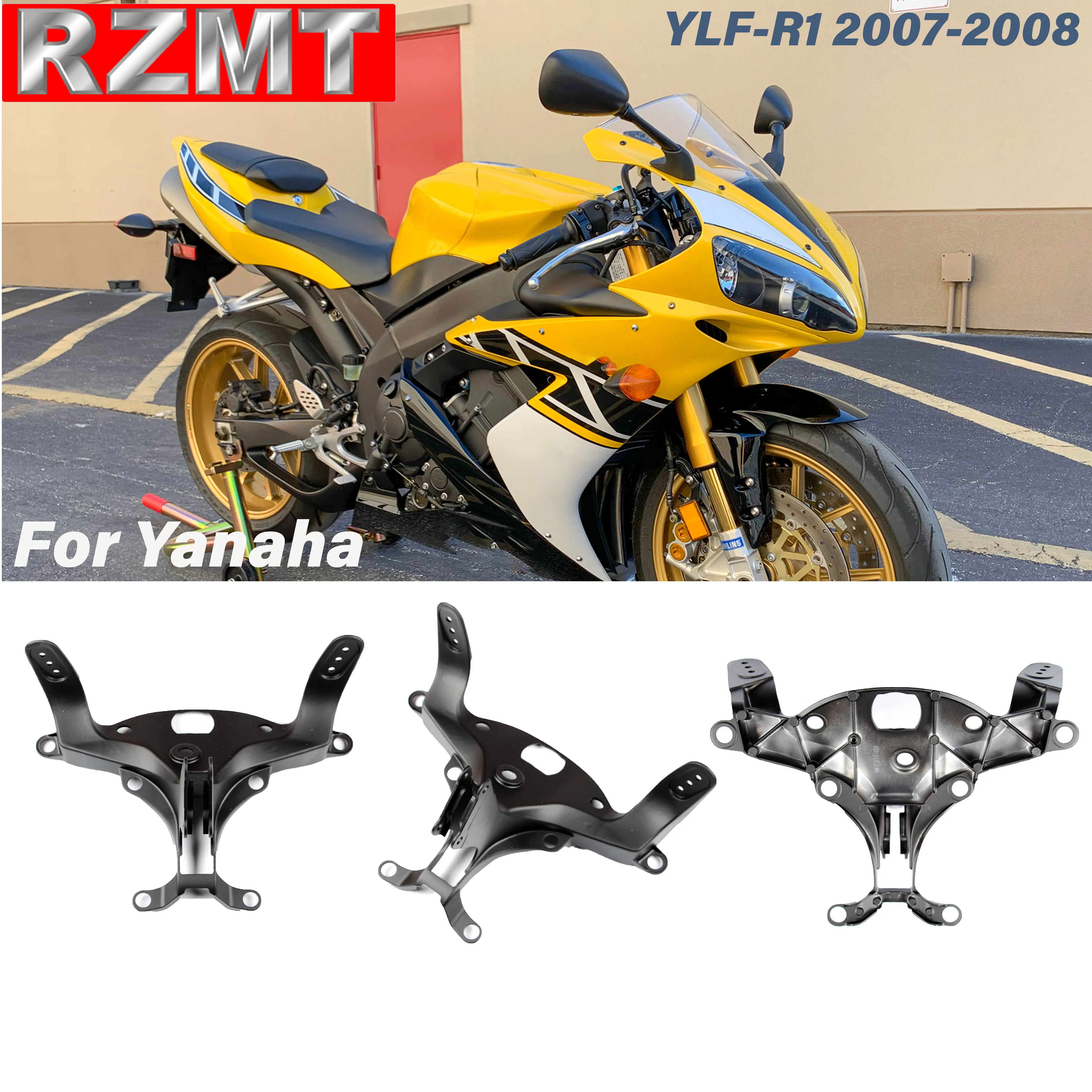 

Headlight Bracket Motorcycle Upper Stay For Yamaha YZF-R1 2007-2008 motorcycle modified parts