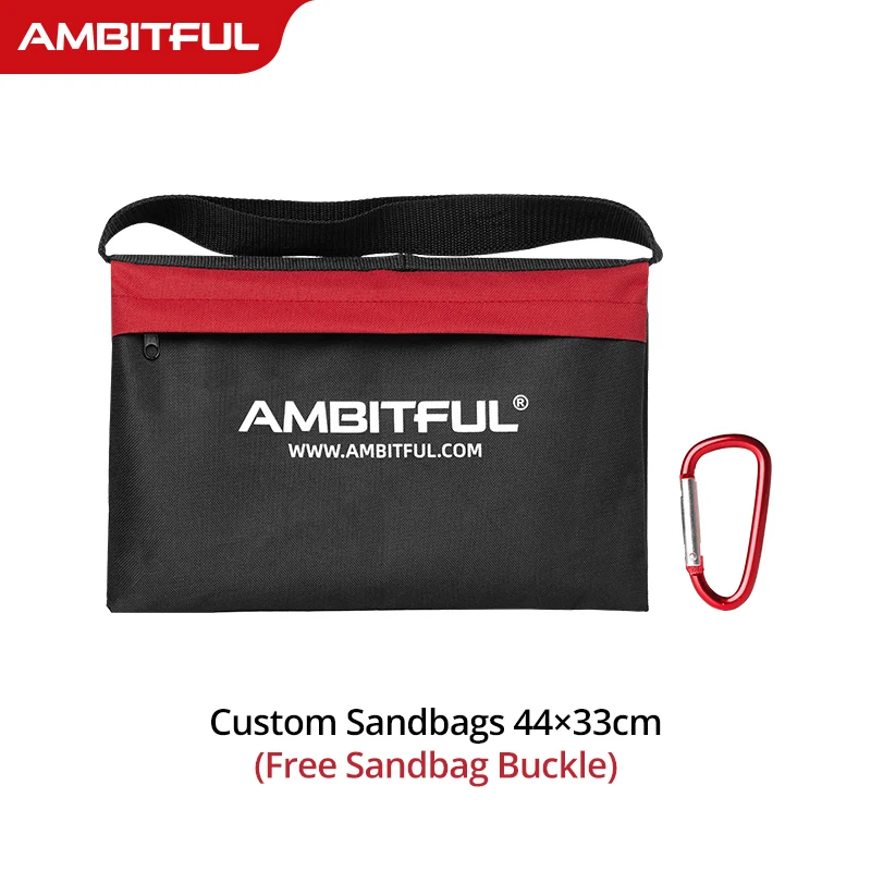 Ambitful 44x33 سنتيمتر الحاملة الرمل التصوير استوديو فيديو المرحلة فيلم الثقيلة الرمل لخفيفة تقف بوم الأسلحة ترايبود