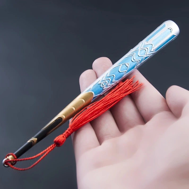 17 سنتيمتر/6.69in هونكاي: نجوم السكك الحديدية لعبة الأجهزة الطرفية تدمير عصا سبيكة سلاح نماذج المفاتيح الزينة الحلي مجموعات