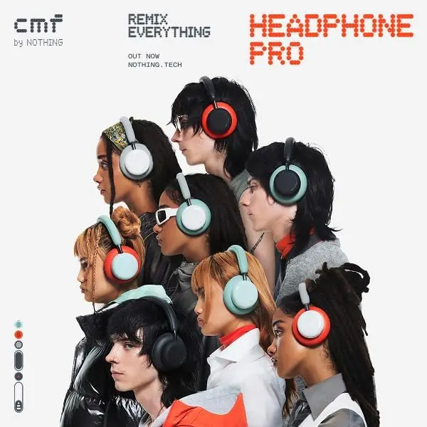 Auriculares – CMF Headphone Pro CMF by Nothing Auriculares Bluetooth de Diadema Over-Ear, hasta 100h de Batería, Hi-Res con LDAC, Audio Espacial, con Cancelación Activa de Ruido 8