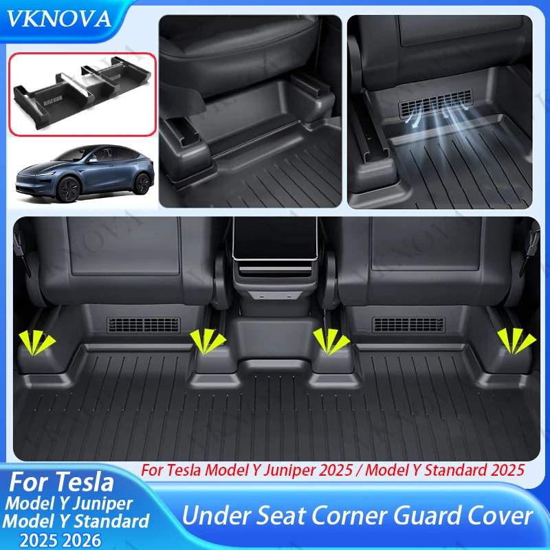 

Оригинальная флокированная противоударная защитная накладка для Tesla Model Y Juniper, стандартная накладка под угловую защиту сиденья, аксессуары