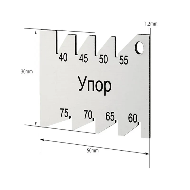 4/1pcs Cutting Angle Gauge Machining Threads Screw Gauges Stainless Steel Carpenter Gauging Measuring Tool