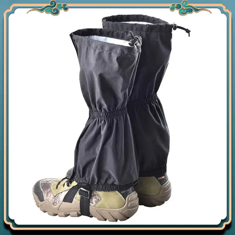 

ABMV-2 шт., водонепроницаемый снежный чехол для альпинизма на открытом воздухе, снежный горный лыжный чехол для ног, черный