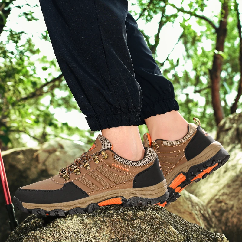 

Mens Hiking Shoes Comfortable Sneakers Walking Shoes Lightweight Non Slip Athletic Sports Shoes for Men Casual Training Sneakers
