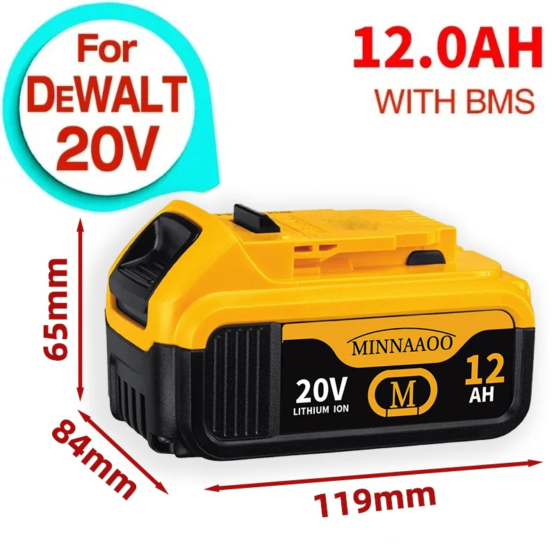 ✅Original For DeWalt 6Ah/5Ah/2Ah 20V battery replaceable DCB184 DCB200 DCF892 DCF845 DCF850 DCF911 DCD800 DCD805 Tools Battery