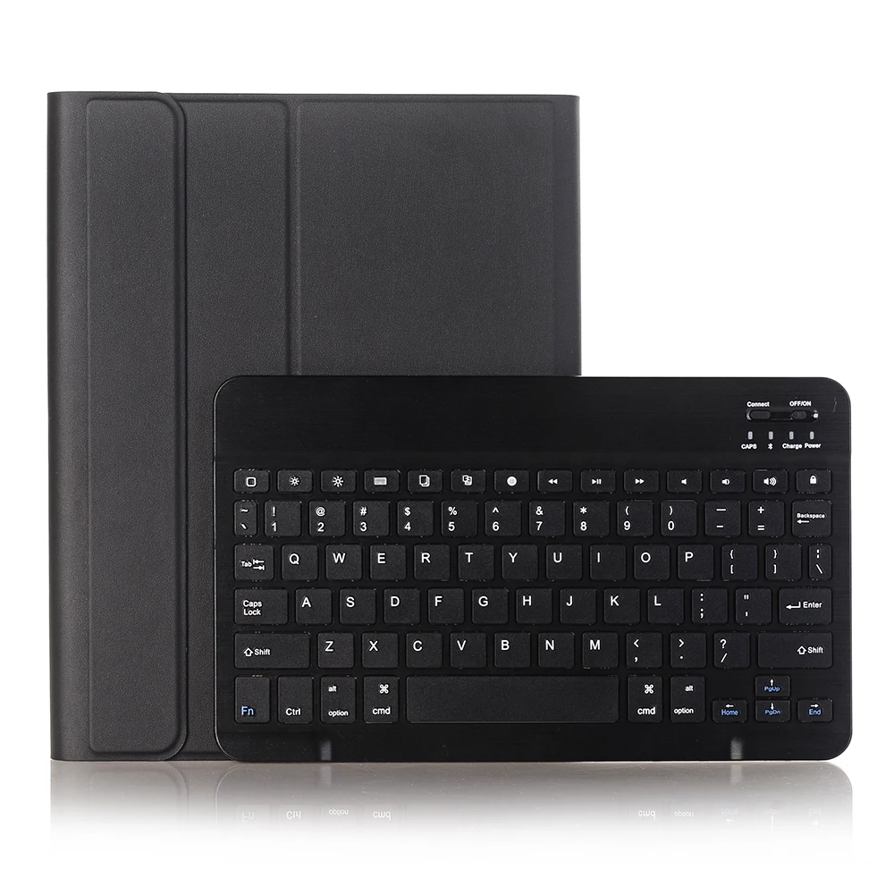 2-in-1 Bluetooth Keyboard with Removable Leather Stand Protective Case and Pen Slot for iPad Pro 10.5-inch (2017)