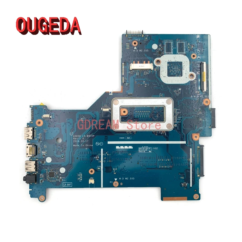 OUGEDA 801859-501 801859-001 801859-601 AS056 LA-B972P For HP Pavilion 15-R Laptop motherboard SR23Z I3-5010U DDR3L full tested