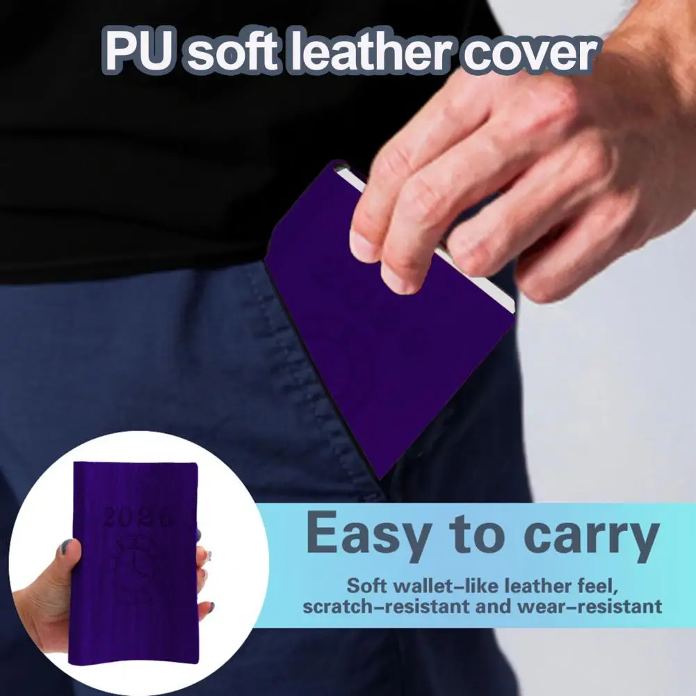 Журнал продукта, многофункциональный планировщик формата А6, эффективность, 365-дневный органайзер для офисных принадлежностей, подарков, портативный английский график