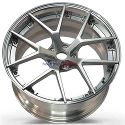 FF Factory Custom 5X108 5X112 5X120 18 20 21 22 23 24 Inch 19 inch rims 5x114.3 Black Forged Wheels Rims