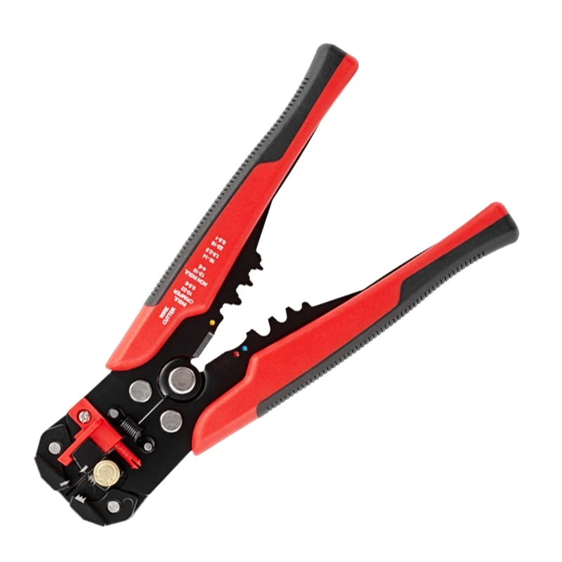 8inches Crimper Cable Cutter Automatic Wire Multifunctional Stripping Hand Tools Crimping Pliers Terminal