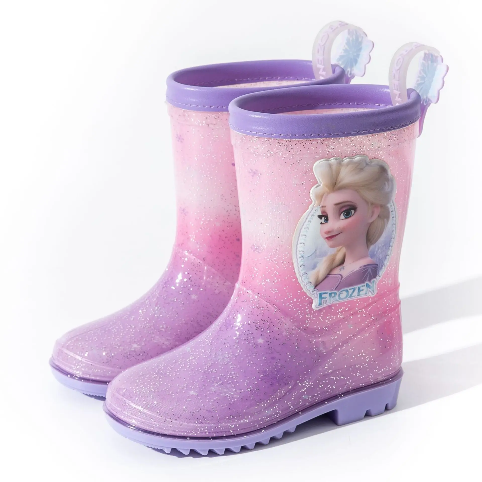 

Disney girls cartoon frozen boot elsa princess Fashion shoes