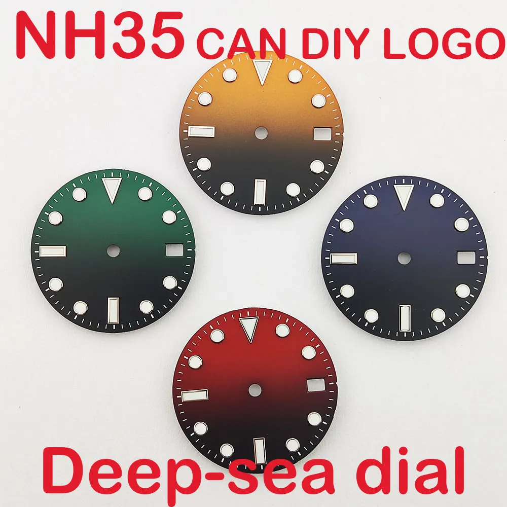 

Циферблат NH35, 28,5 мм, черный, зеленый, желтый, оранжевый, подходит для механизма NH35/36, подходит для коронки на 3 часах, подходит для коронки на 3,8 часах, светящийся BGW9.