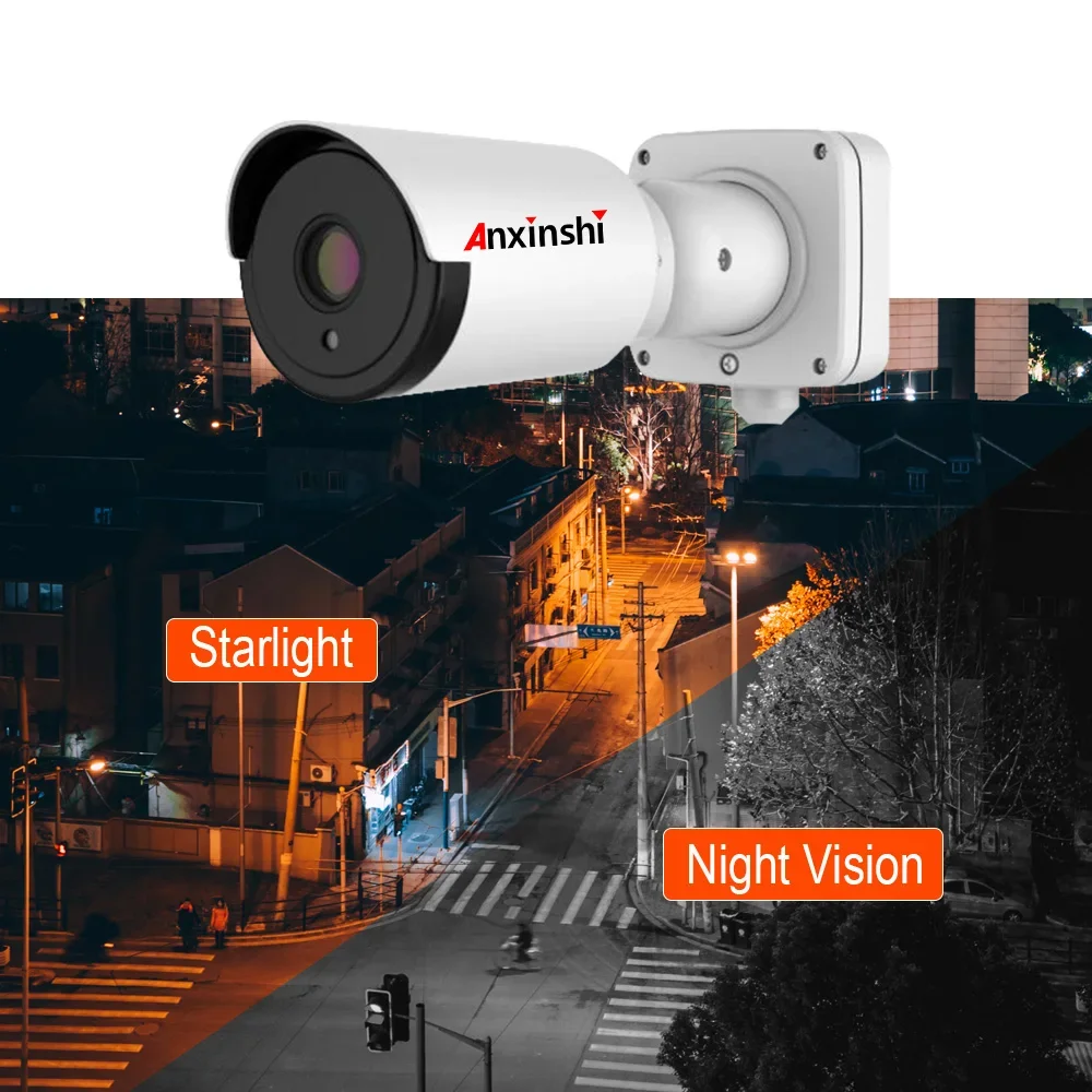 4k Camera 8MP 10X Zoom 5~50mm Lens Super WDR 120DB Bullet Camera AHD TVI CVI CVBS Support UTC Control