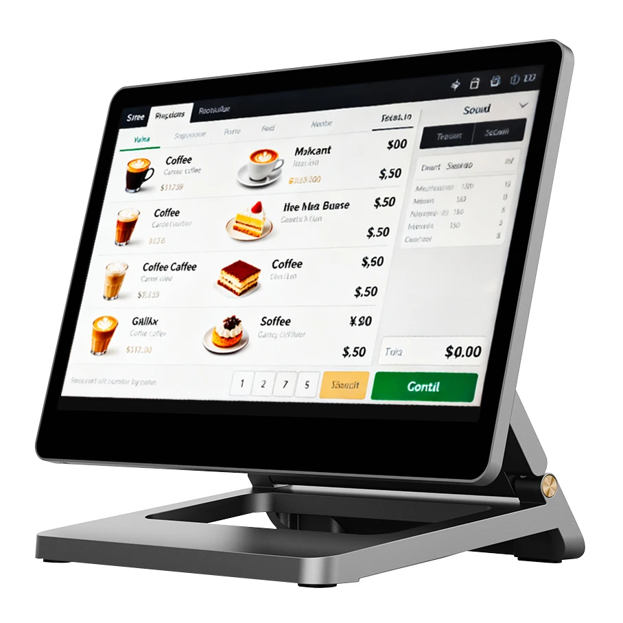 POS Systems All In One 15.6 Inch Touch POS Android With Card Reader For Coffee Store Cash Register Pos Terminal Systems