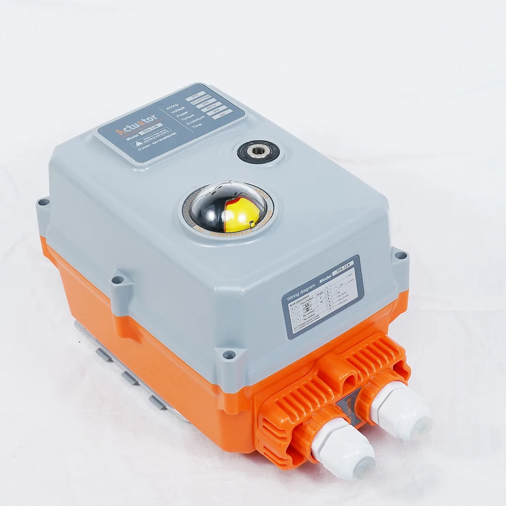 110Nm Electric Valve Actuator with ISO5211 Standard F05 F07 Valve drive Unit Out put Stem size 17X17mm CE certified Steel Gears