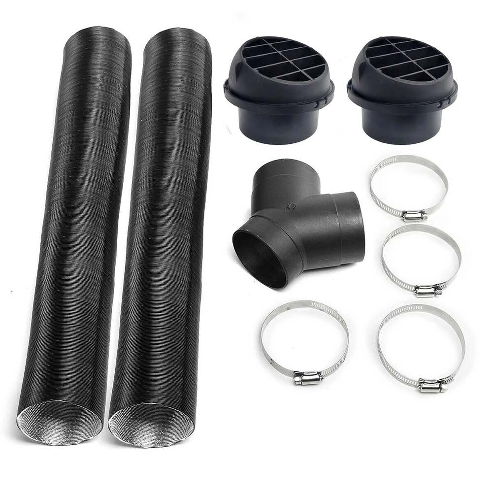 

Adjustable Air Vents 75mm Y-Pipe Set Indoor Heating 75mm Y-type Pipe Set Aluminum Foil Material Compatible With 75mm Ducts