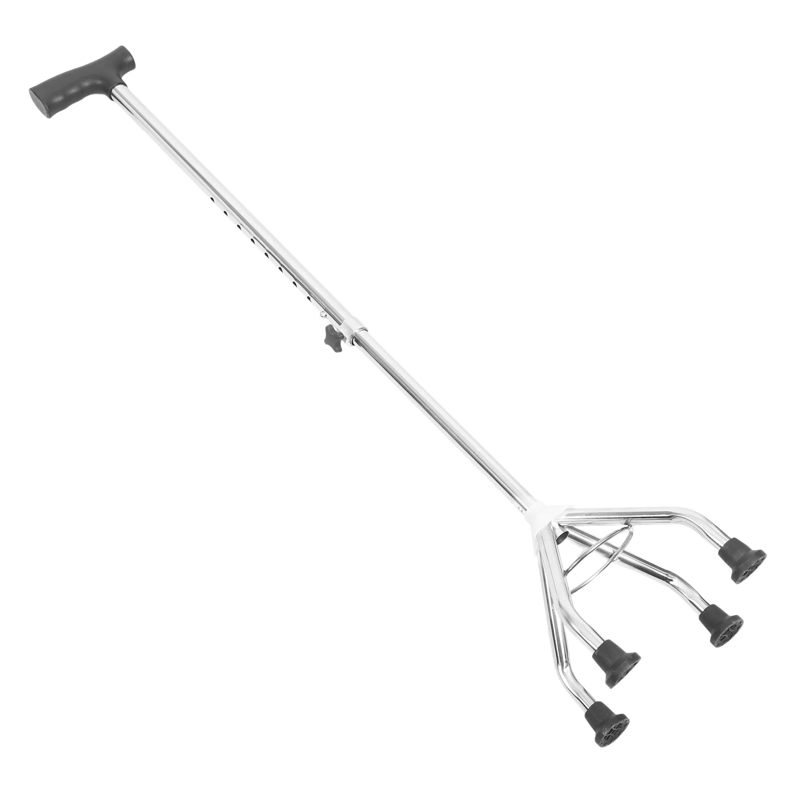 

Adjustable Walking Cane with Four Legs Detachable Design for Hiking Trekking Nonslip Outdoor Portable Senior Mobility Aid