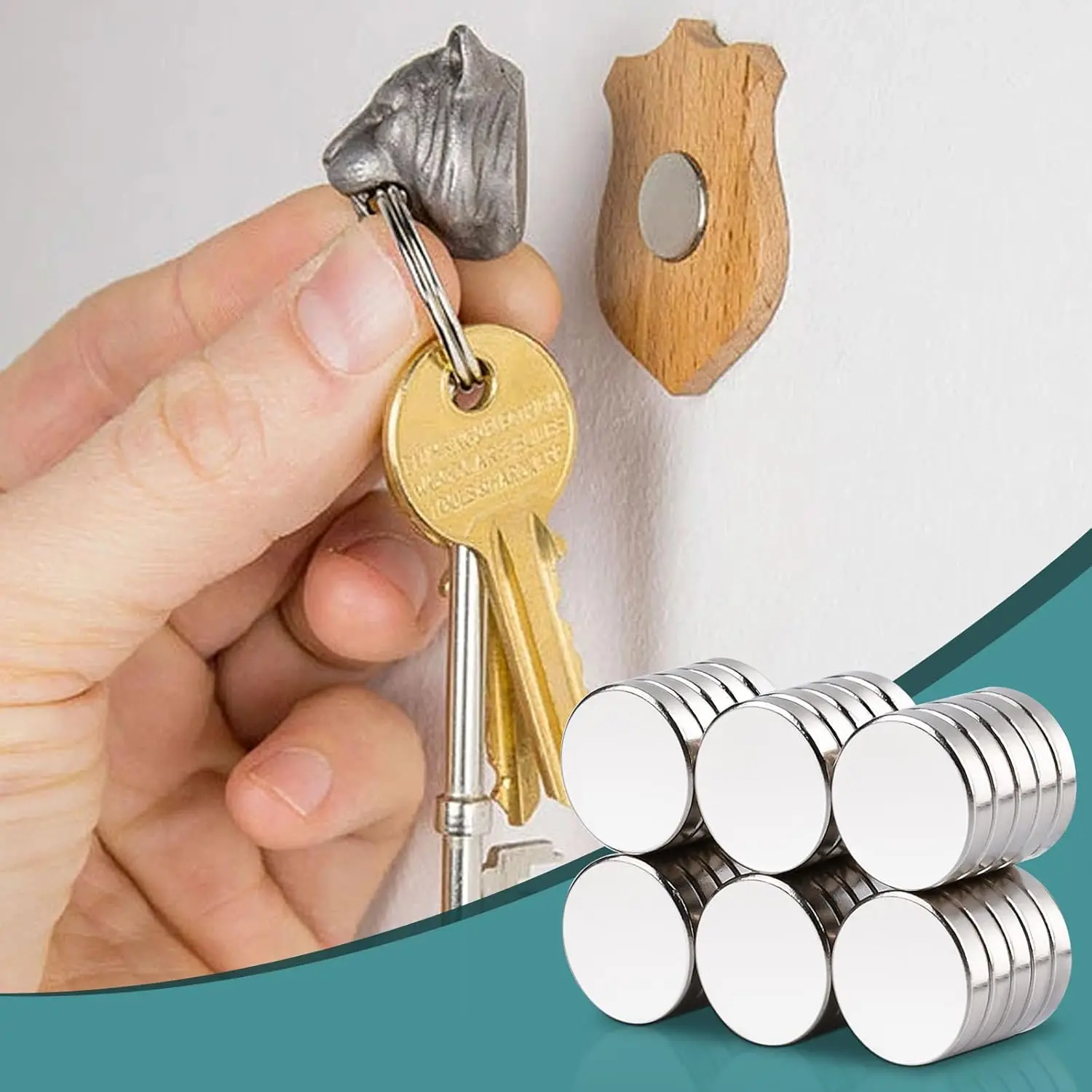 20x1/30x2/30x3mm Kühlschrankmagnete in Verschiedenen Größen, Geeignet für Lagerhäuser, Labore, Büros, Verpackung und Versiegelung – Detail 8
