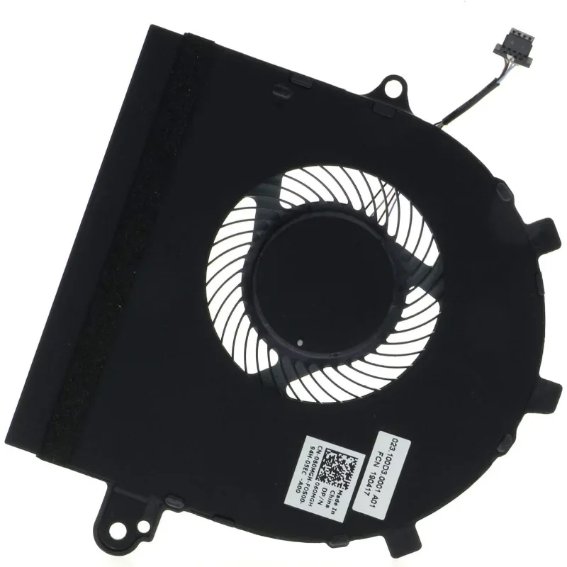 مروحة تبريد وحدة المعالجة المركزية لجهاز Dell Inspiron 15 7586 2-in-1 I7586-5045SLV-PUS 60MGH 060MGH NS85C05-18A12