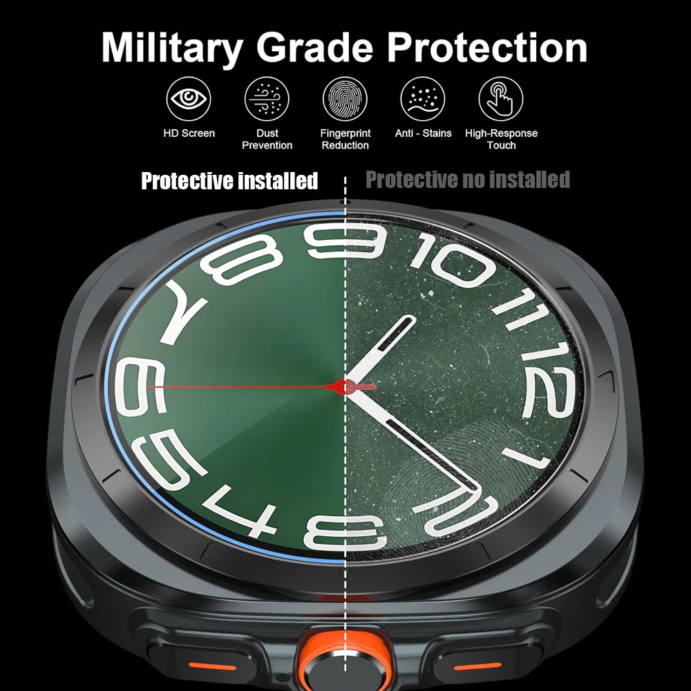 Защитная пленка из закаленного стекла для Samsung Galaxy Watch 7/FE 40 мм 44 мм, аксессуары, защитная пленка pantalla для Galaxy Watch 7 Ultra