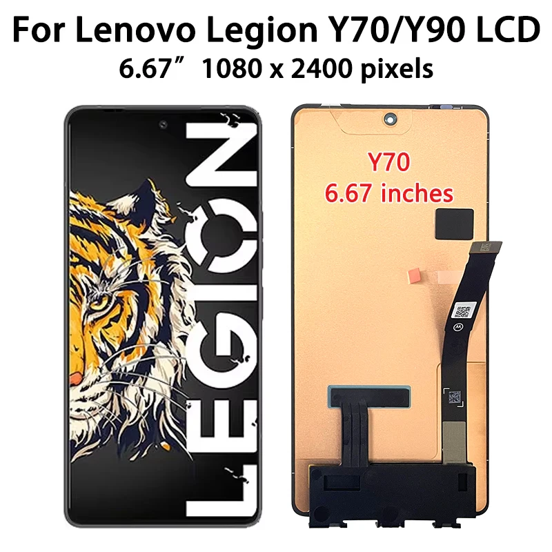 AMOLED For Lenovo Legion Y90 L71061 LCD Display Touch Screen Digitizer Assembly For Lenovo Legion LCD Y70 L71091 Display