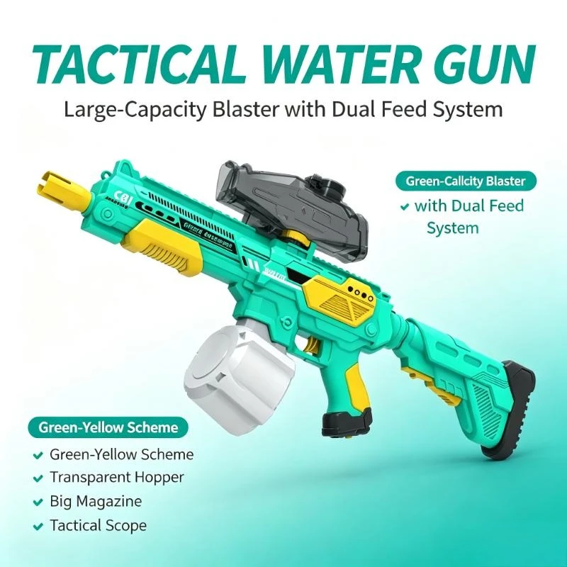 backyard-leisure-play-electric-water-blaster-large‑capacity-tank-manual‑auto-switch-toy-for-kids-pool-holiday-pastime-moments