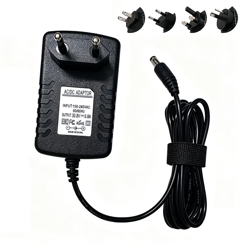 30.8V 0.8A Charger for Mi 1C/K10 MiJia G9/G9 Plus/G10/G10 Plus Dreame V8/V9/V10 Vacuum Cleaner Adapter Power Cord Cable 2m