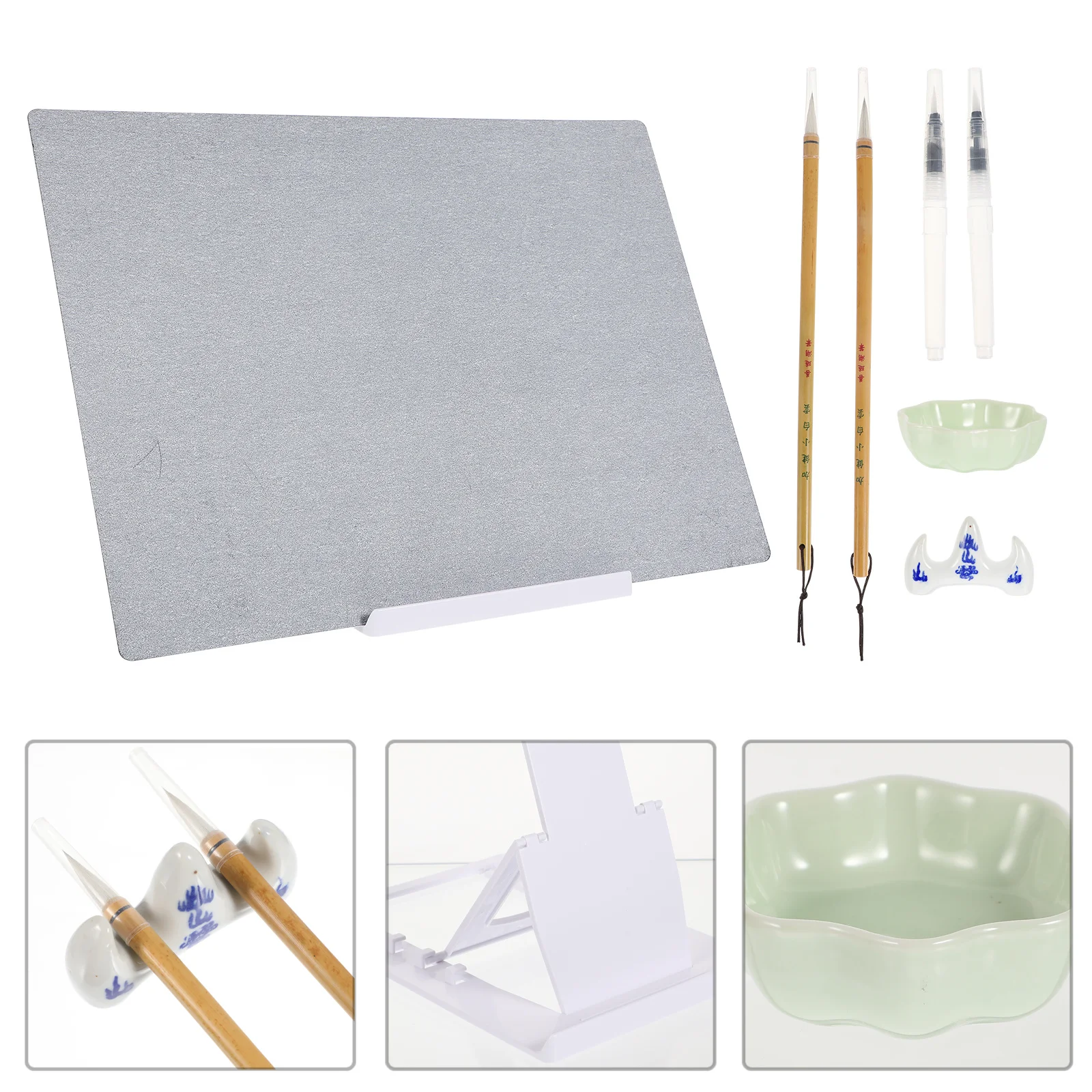 

1Set Water Drawing Board Artist Board Foldable Stand Portable Water Painting Set Reliable Drawing Art Tool for Sketch