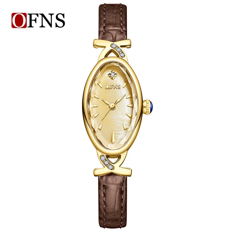 OFNS2025 New Product Hot Selling Exquisite Retro Quartz Watch for Women Waterproof, High end Fashion, Compact and Versatile Gift