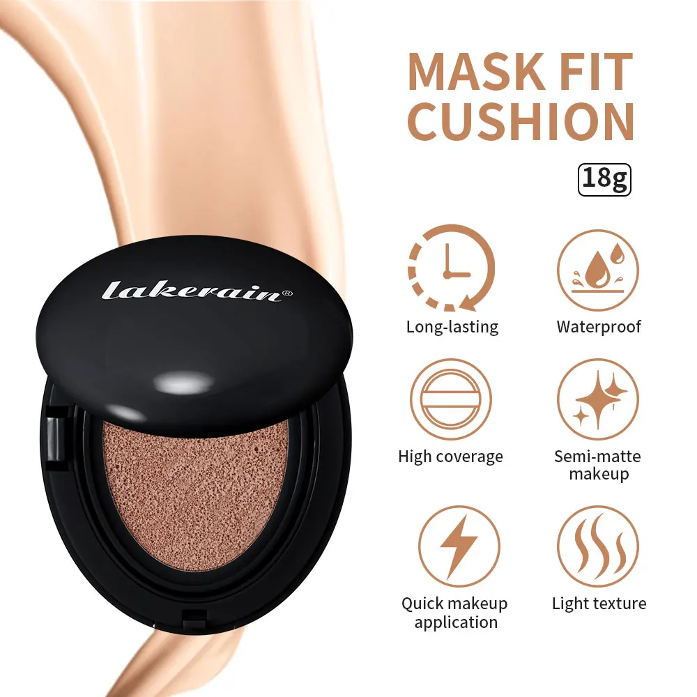 Mask Fit Cushion Foundation Cream Moisturizing Concealer Whitening Oil-control Women Base Long-lasting Makeup Korean Cosmetics