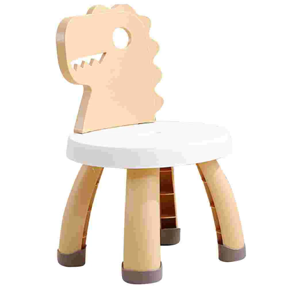 Children's Chair Kids Cartoon Dinosaur Party Toddler Kindergarten Chairs Pp Back Stool with