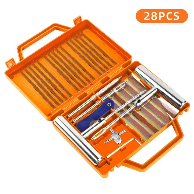 AliExpress NONE Car Tire Repair Tool Tire Repair Kit Studding Tool Set Auto Bike Motorcycle Tire Repair Puncture Plug Car Accessories
