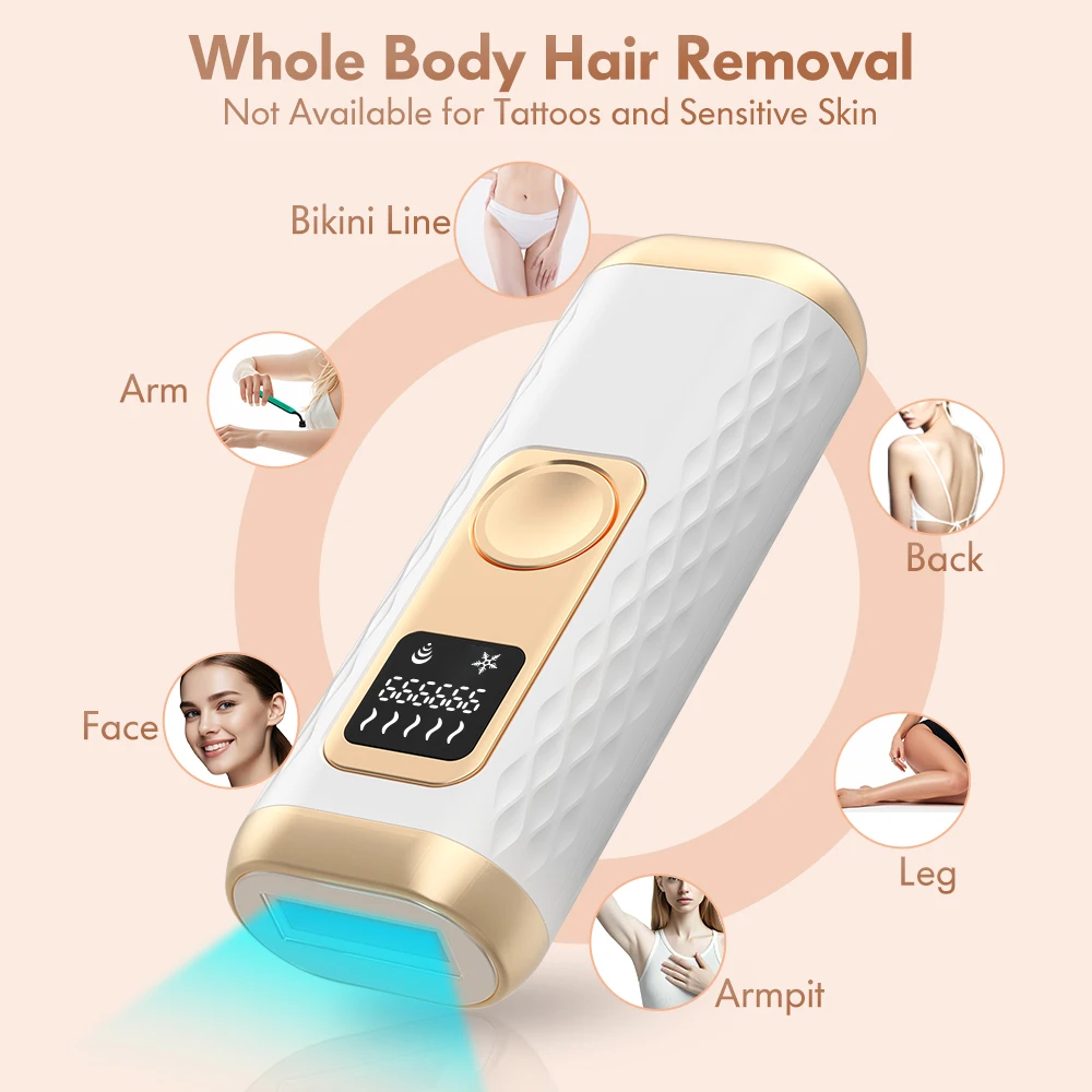 IPL-Maschine zur Haarentfernung, Lazor-Haarentfernungsmaschine, Epilierer für den Heimgebrauch, Eiskühlung, Haarentfernungsgeräte für Frauen
