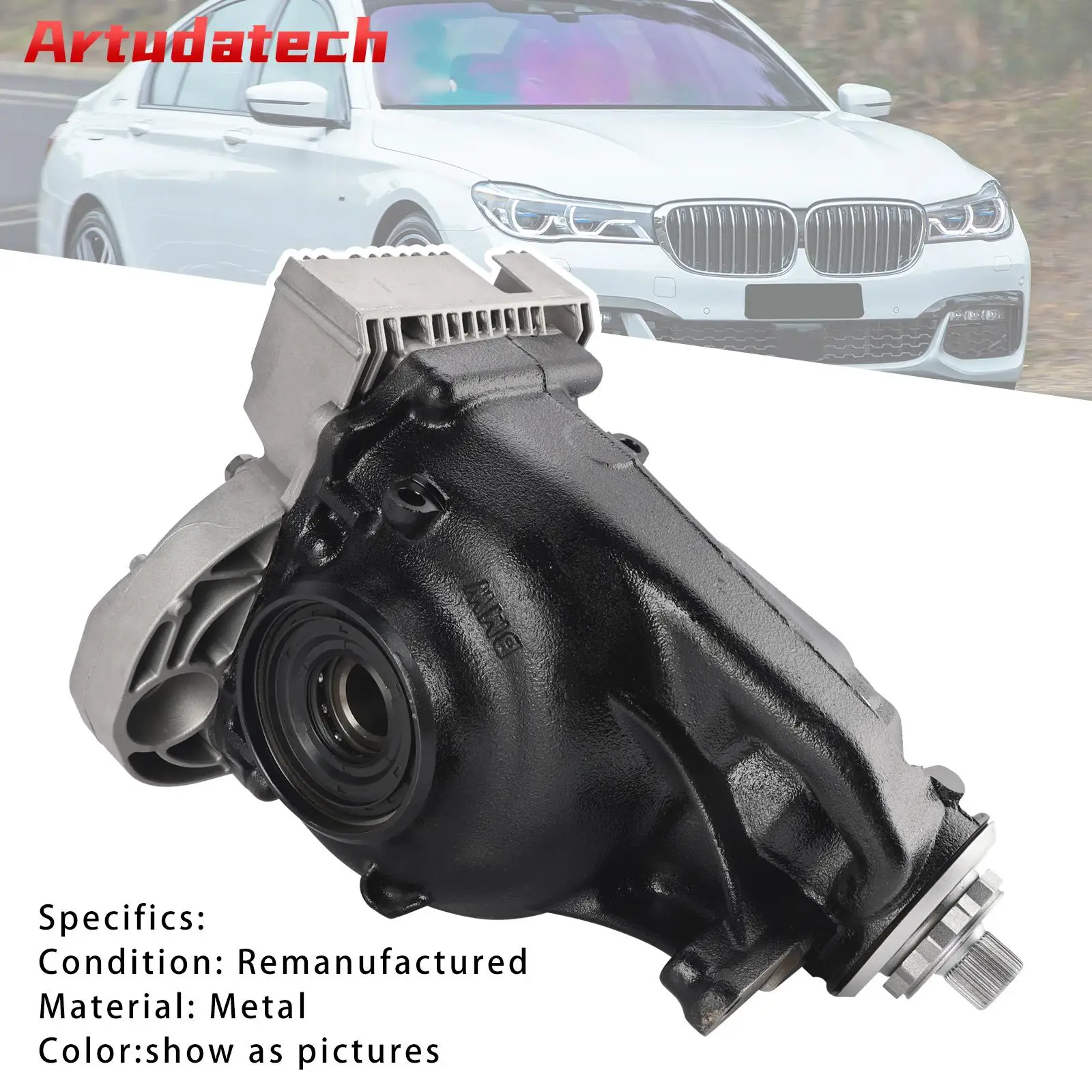 Artudatech Rear Differential 33107574691 Gear Ratio 2.81 For BMW  550i 535d B6 650i 760i Car Accessories