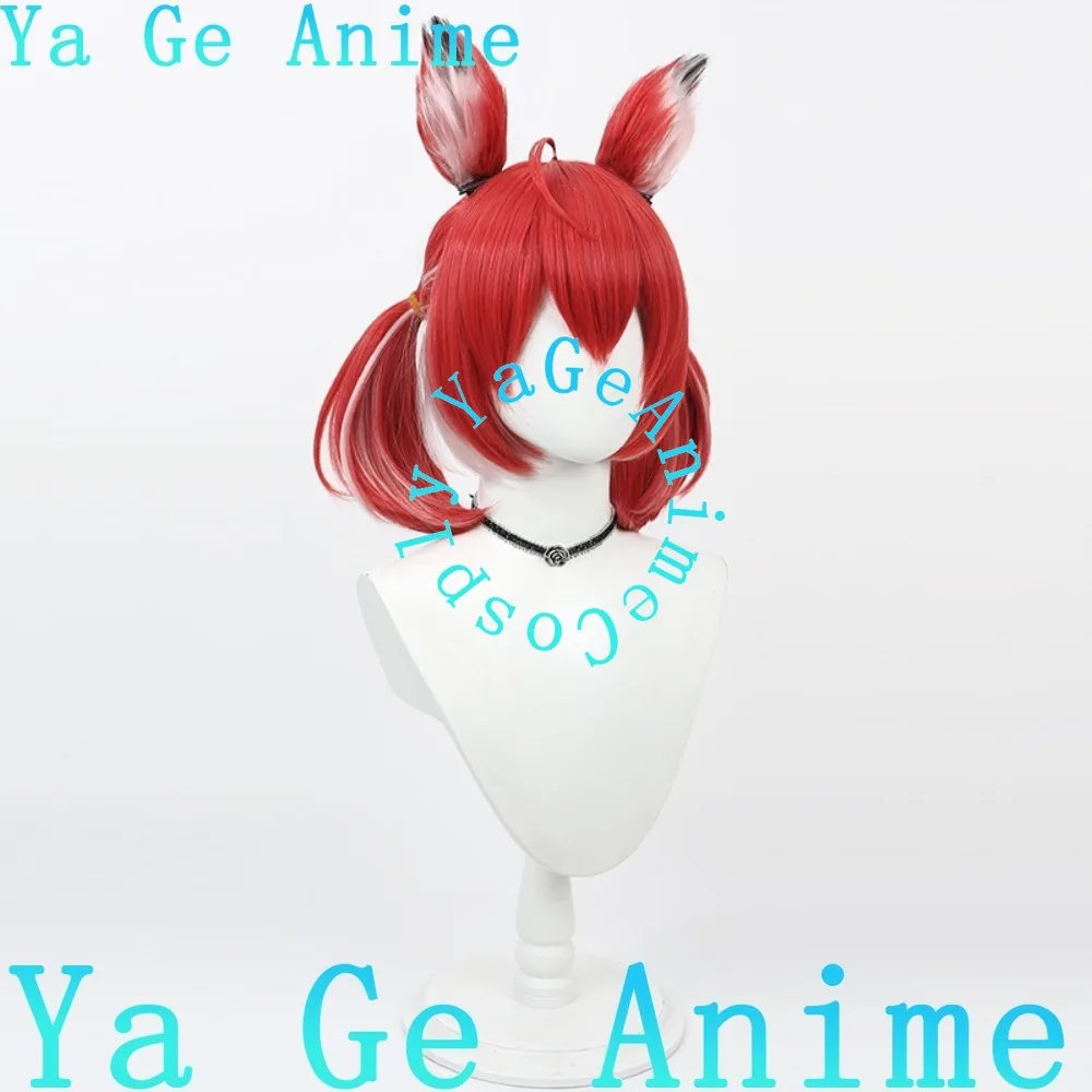 Ya Ge Anime YouTube Virtual VTuber Akami Karubi Cosplay Wig Anime Games Halloween Carnival Party Synthetic Heat Resistant Hair