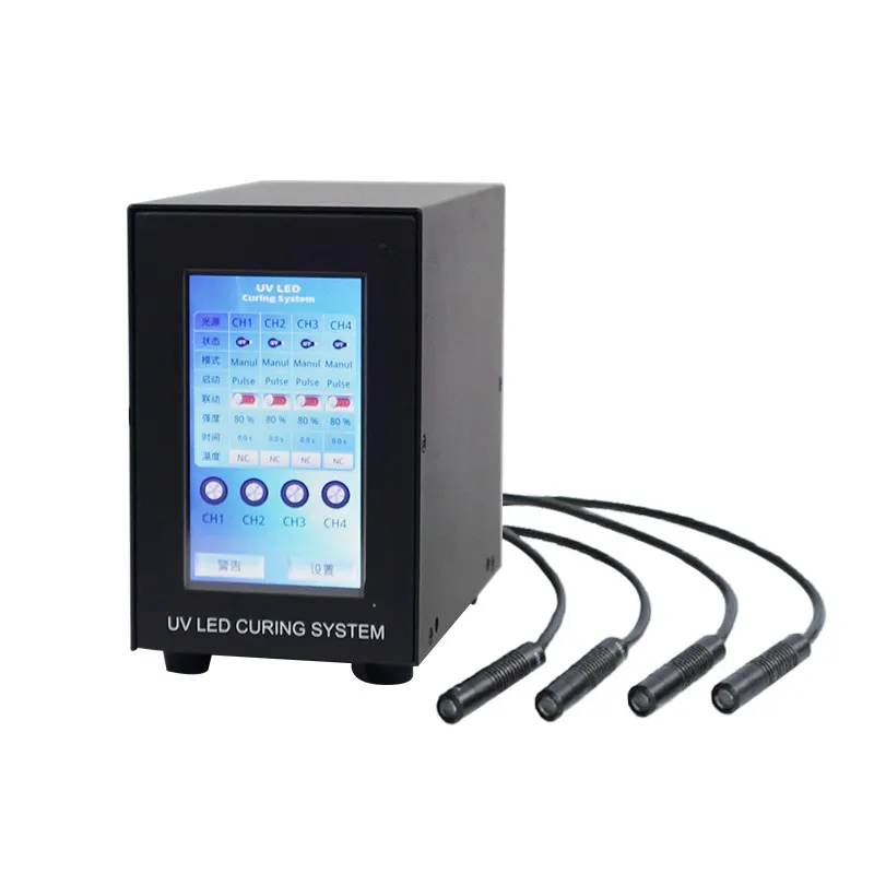 Curing machine multi-channel touch screen