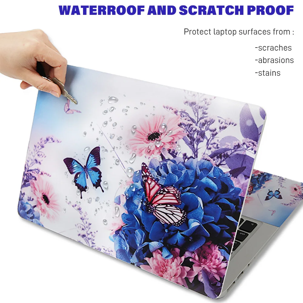 Butterfly Computer Sticker - waterproof, non-slip, stain resistant, easy to tear, reusable, suitable for a variety of computer