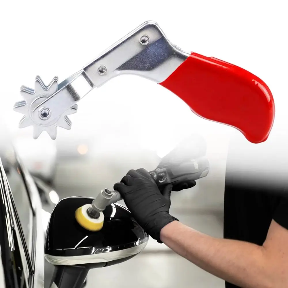 

L-образный инструмент для чистки полировальной подушечки для удаления остатков воска, инструмент для полировки шпоры, прочная многофункциональная щетка для чистки подушечек