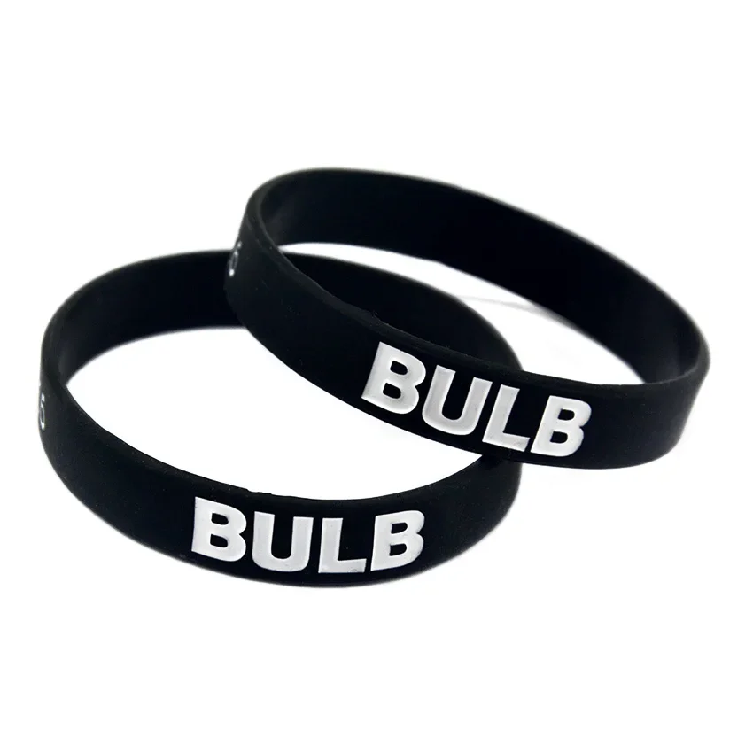 Individuell Gestaltetes Geprägtes und Farbig Gefülltes Silikon-Armband als Werbegeschenk – Detail 7