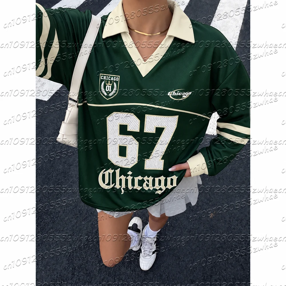 Damska koszulka polo z wycięci – Street Fashion Chicago recenzja i cena