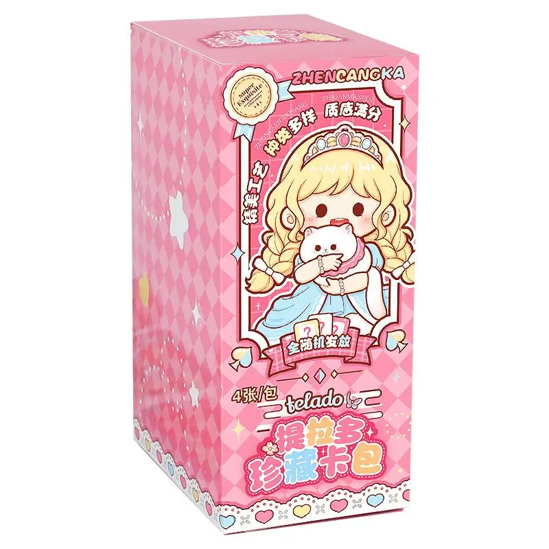 Teledo Collection Card Bag Collection Card Peripheral Cartoon Character Card Full Box Children's Palm and Value Tape