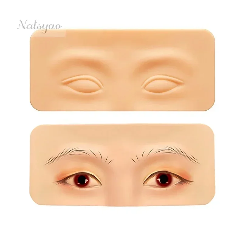 Premium 5D Silicone Eyebrow Tattoo Practice Skin Pad for Permanent Makeup Training Board Beauty Academy Tool