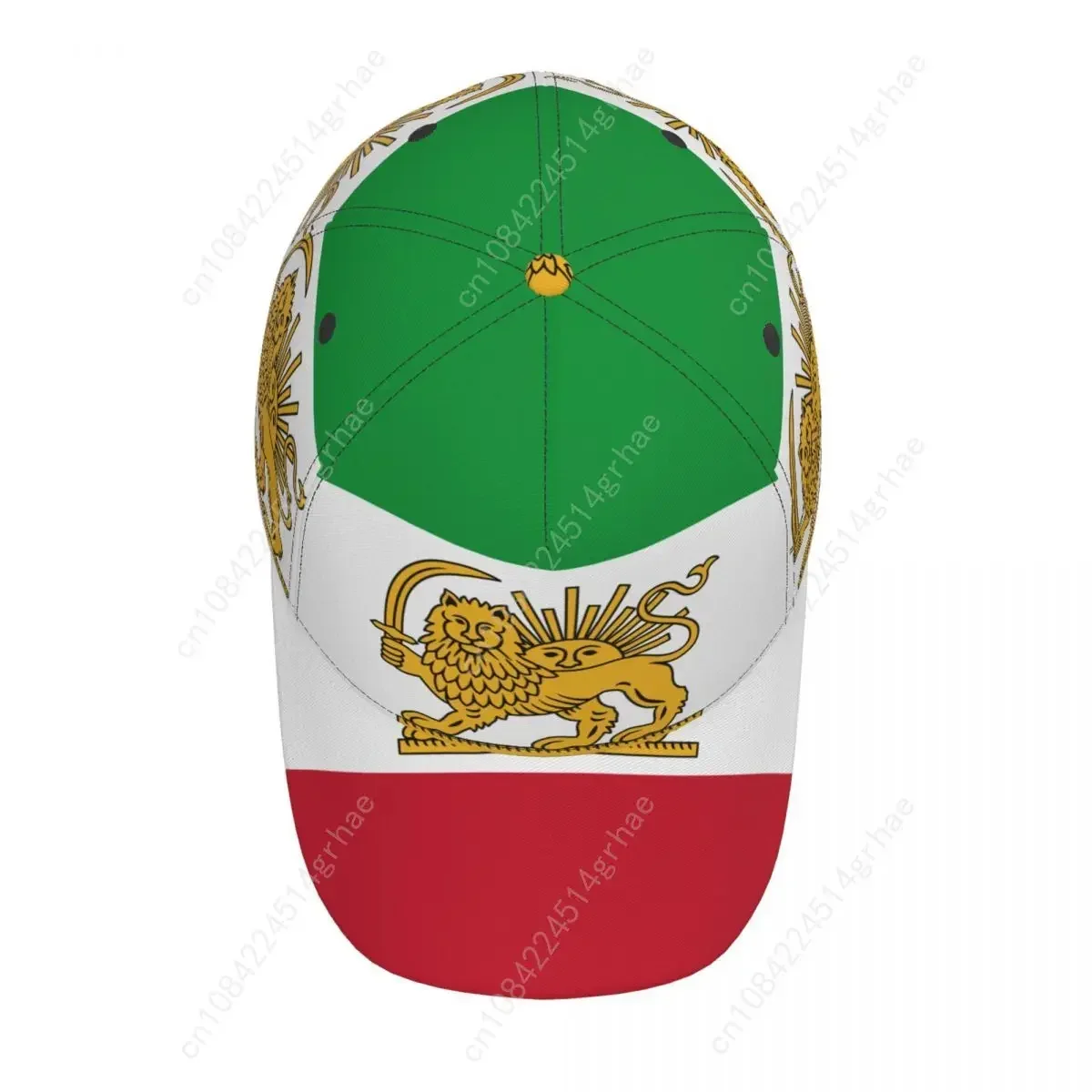 Flag Of Iran With Lion And Sun Hat Womans Mans New Fashion High Quality Baseball Cap Racing Motorcycle  Adjustable OutSport Hat