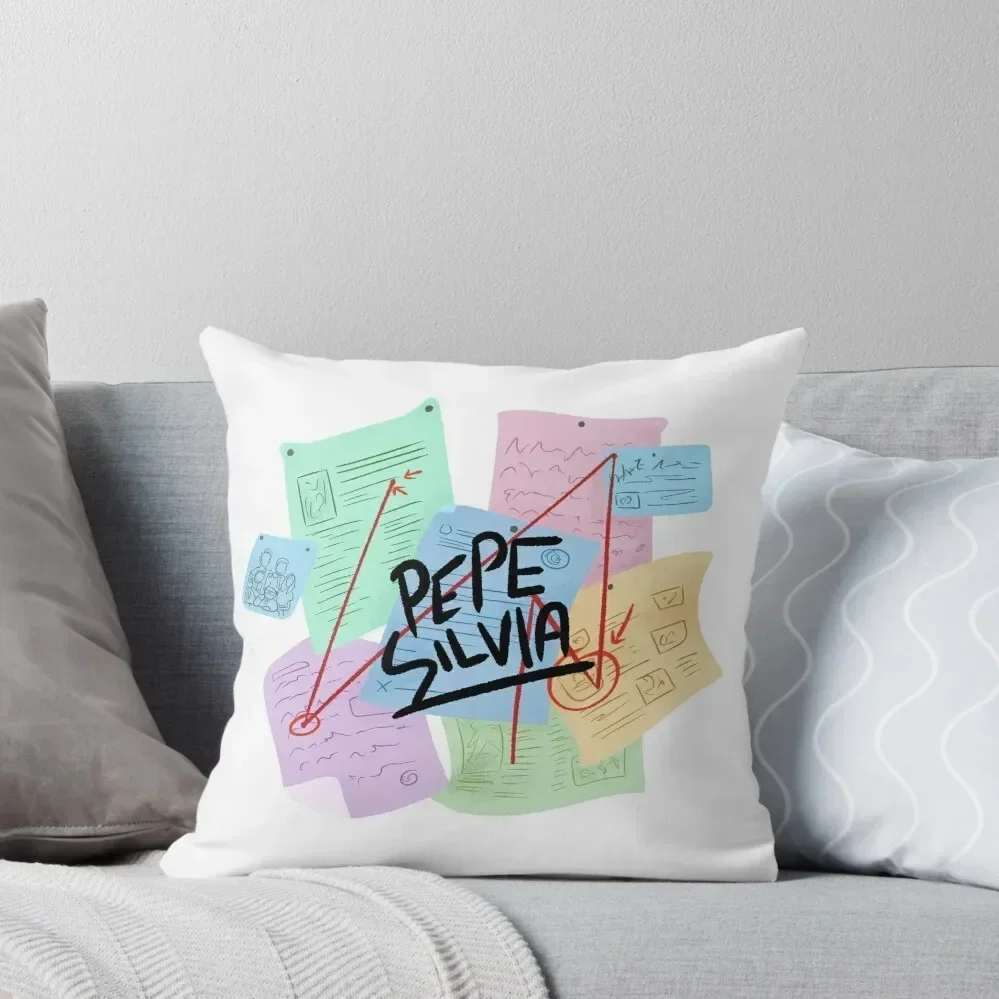 

Pepe Silvia Conspiracy Throw Pillow autumn decoration Cushion Cover For Sofa Christmas s Covers Decorative Cushions pillow