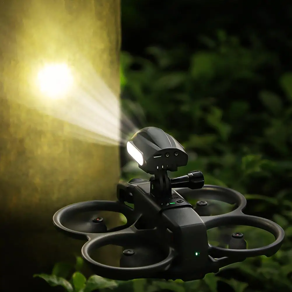 Suitable For DJI Avata 2 Traversing Aircraft Searchlight Night Flight Warning Night Light Multi-purpose Expansion Drone Mount