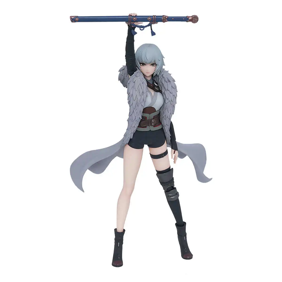 반다이 21cm 인arnation Bai Yuekui 피규어 스탠딩 소드 라이징 애니메이션 모델 장난감 선물 컬렉션 장식 장식품 Pvc