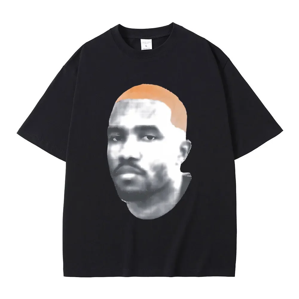 Rapper Frank Face Graphic Tshirt Rap Men's Blond Hip Hop T-shirts Ocean Oversized T Shirts Men Fashion Casual Vintage Streetwear